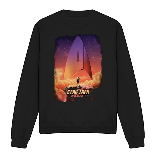 Star Trek: Discovery Unisex Vuxen The Explorer Sweatshirt L Bla Black L