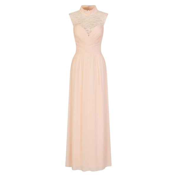 Little Mistress Dam/Damer Spets Ok Maxi Klänning 14 Nude Nude 14