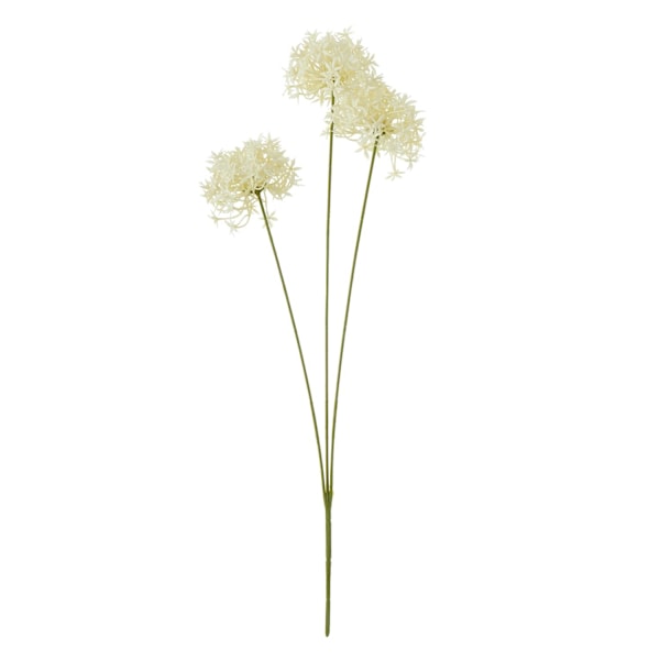 Hill Interiors Trippel Allium Spray Konstgjord Blomma One Size C Cream One Size