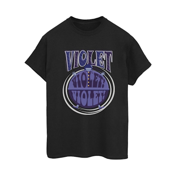 Willy Wonka Dam/Damer Violet Turning Violet Bomull Pojkvän Black XL