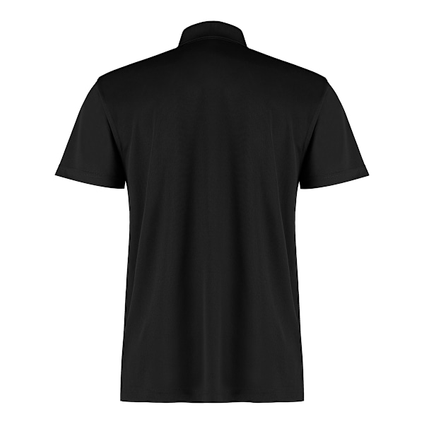 Kustom Kit Cooltex Plus Micro Mesh Regular Polo Shirt 3XL för män Black 3XL