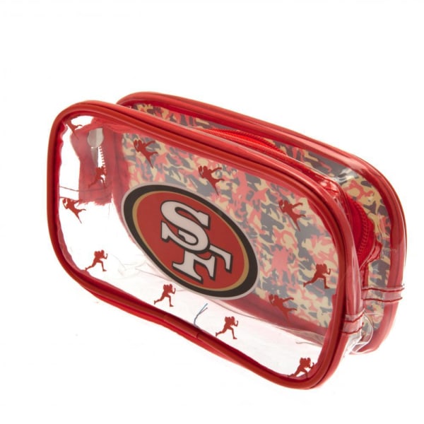 San Francisco 49ers Pennfodral En Storlek Röd/Genomskinlig Red/Clear One Size