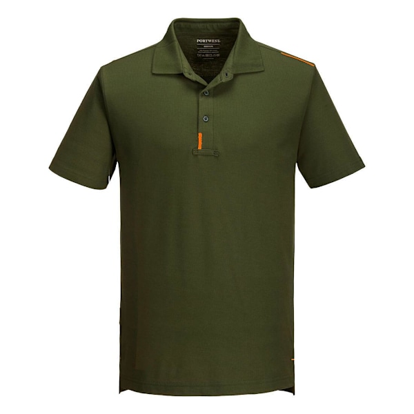 Portwest Herr WX3 Poloskjorta L Olivgrön Olive Green L