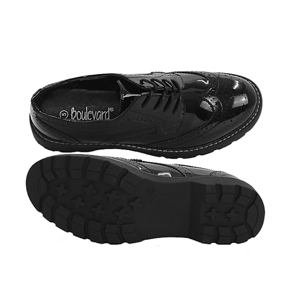 Boulevard Dam/Damskor Brogues 6 UK Svart Black 6 UK