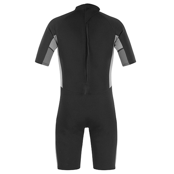 Urban Beach Mens Blacktip Monochrome Short-Sleeved Wetsuit M Bl Black/Grey M