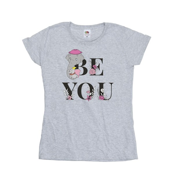 Disney Dam/Damer Dumbo Be You Bomull T-shirt M Sports Grey Sports Grey M