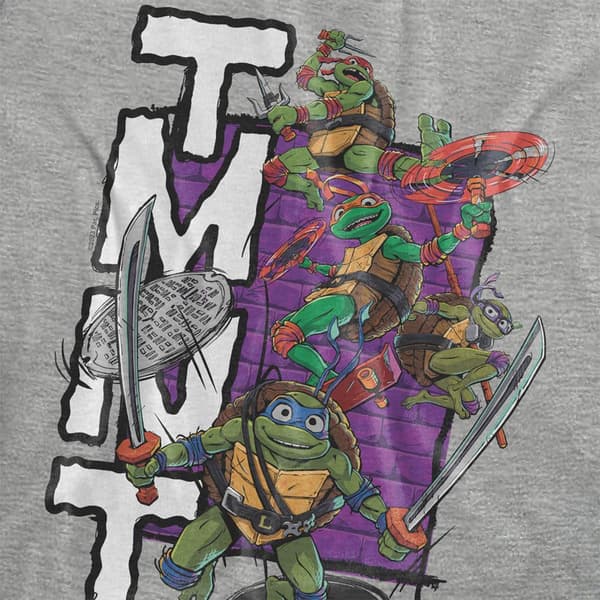Teenage Mutant Ninja Turtles: Mutant Mayhem Dam/Dam Stack Athletic Heather S