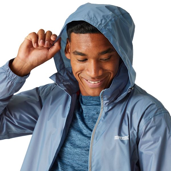 Regatta Lyle IV Vattentät Huvtröja för Herrar XL Coronet Blå/D Coronet Blue/Danger Red XL