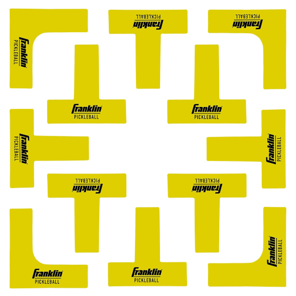 Franklin Pickleball Court Marker Kit (12-pack) One Size Yell Yellow/Black One Size