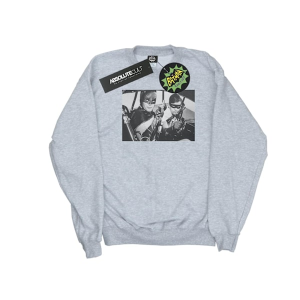 DC Comics Boys Batman TV-serie redo för action sweatshirt 12- Sports Grey 12-13 Years