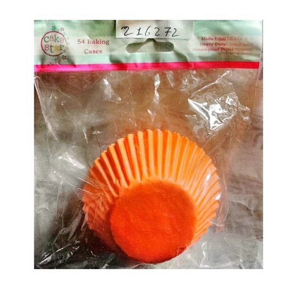 Cake Star Muffin- och Cupcake-formar (54-pack) One Size Orange Orange One Size