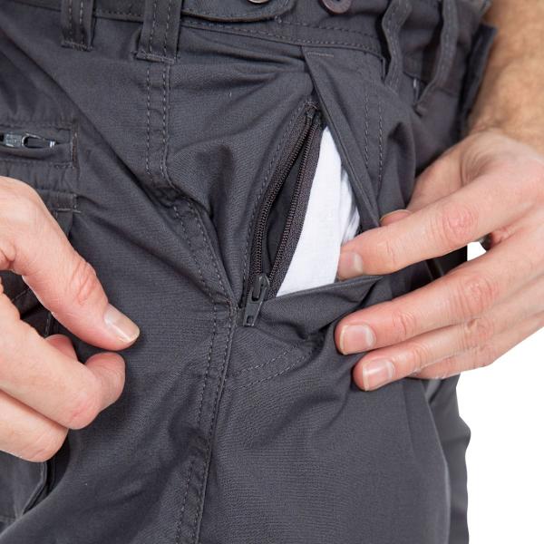 Trespass Mens Gally Vattenavvisande Vandrings Cargo Shorts M Graph Graphite M