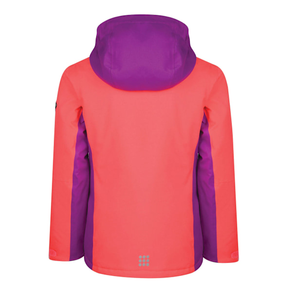 Dare2B Barn/Barn Quell Jacka 13 År Orient Röd/Trafik Orient Red/Traffic Purple 13 Years