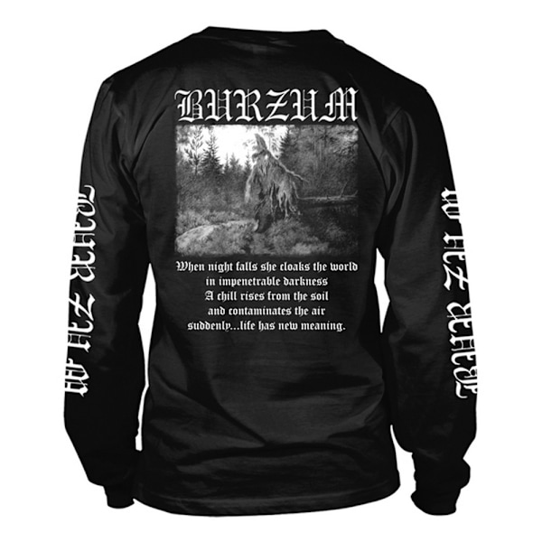 Burzum Unisex Adult Filosofem 2018 Långärmad T-shirt XL Svart Black XL