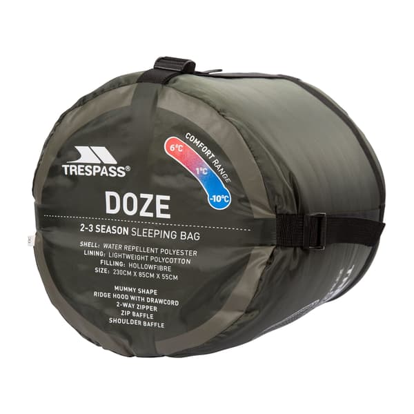 Trespass Doze 3 säsonger sovsäck One size Chive Chive One size