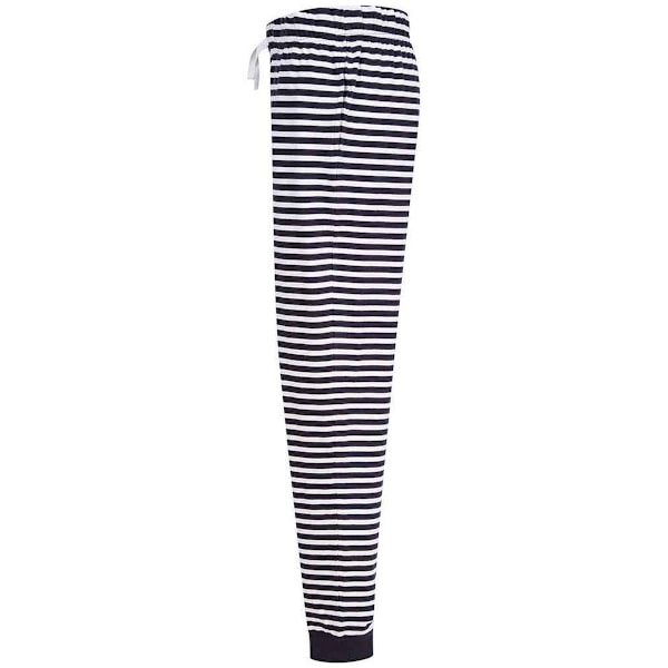 SF Unisex Vuxen Stjärnor Cuffed Lounge Byxor 3XL Marinblå/Vit Rand Navy/White Stripe 3XL