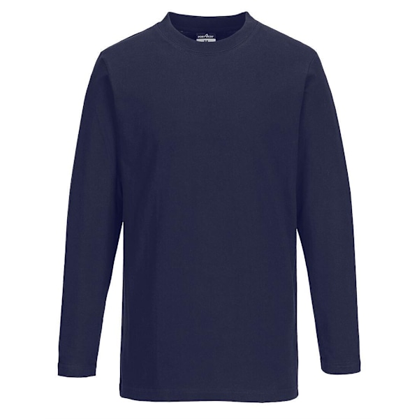 Portwest Herr Långärmad T-shirt M Marinblå Navy M