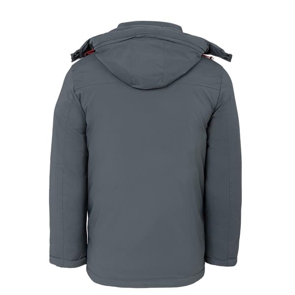 Lee Cooper Herr Hooded Puffer Jacka XL Grå Grey XL