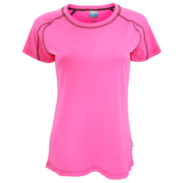 Trespass Dam/Dam Mamo Kortärmad Active T-Shirt XS Hi-V Hi-Vis Pink XS