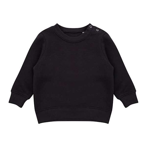 Larkwood Baby Crew Neck Sweatshirt 24-36 månader Svart Black 24-36 Months