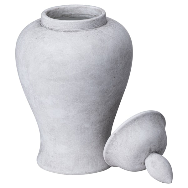 Hill Interiors Darcy Stone Effect Ginger Jar 32cm x 16cm x 16cm Stone 32cm x 16cm x 16cm
