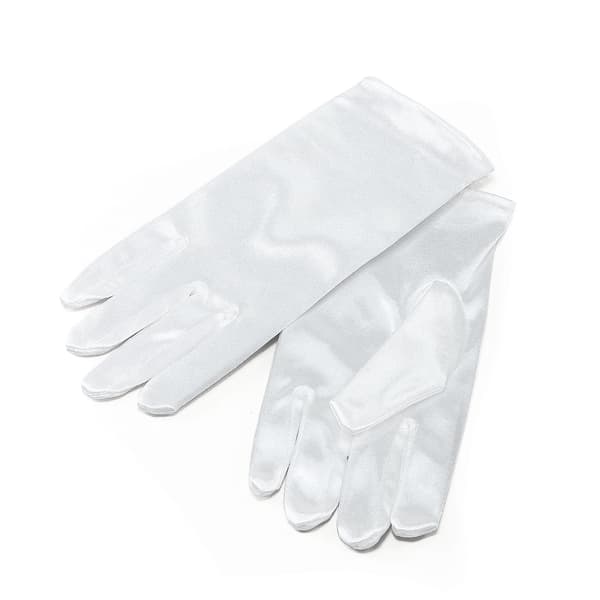 Bristol Novelty Barn/Barn Satin Feel Handskar (1 Par) En S White One Size
