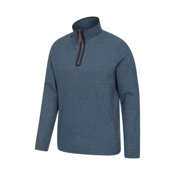 Mountain Warehouse Beta Contrast Zip Top S Light Blue för män Light Blue S