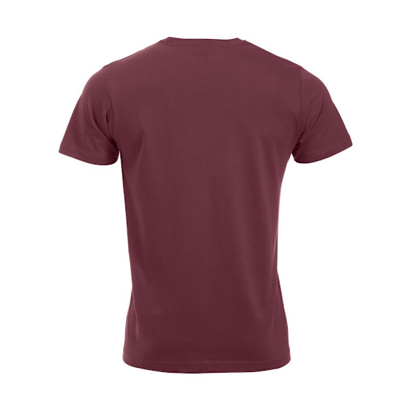 Clique Herr Nya Klassiska T-Shirt S Burgundy Burgundy S