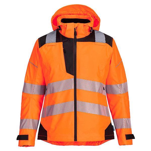 Portwest Dam PW3 Varseljacka M Orange/Svart Orange/Black M