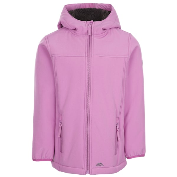 Trespass Kristen Softshelljacka för barn 3-4 år Dee Deep Pink 3-4 Years