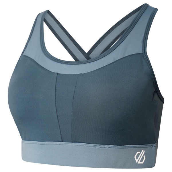 Dare 2B Dam/Dam Mantra Contrast Återvunnen Sports BH L Ori Orion Grey/Bluestone L