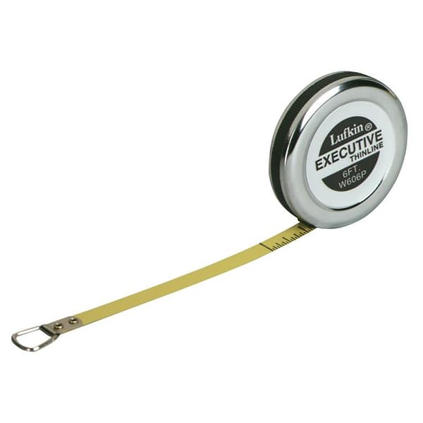Crescent Lufkin W606 Executive Diameter Måttband 6ft (Bredd 1/4in) Multi Colour 6ft (Width 1/4in)