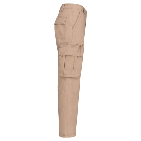 Kariban Herr Heavy Canvas Byxor XS R Beige Beige XS R