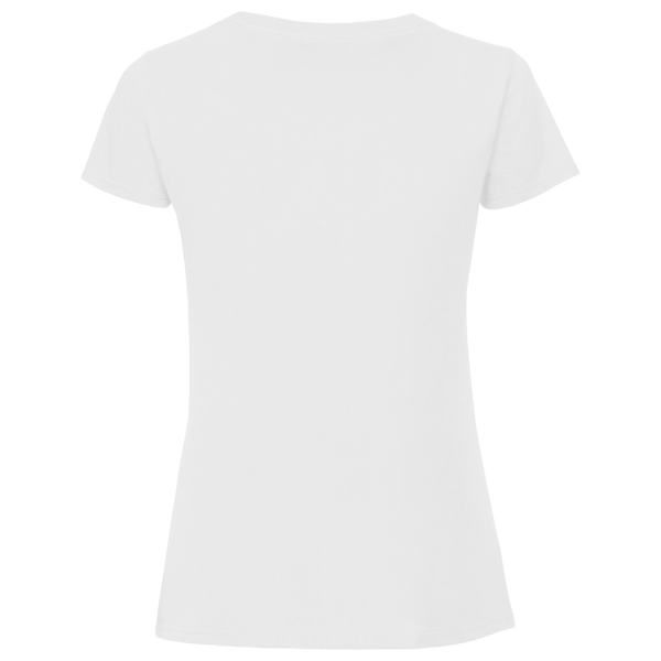 Fruit Of The Loom Dam T-shirt i Ringspun Premium, XS White XS UK