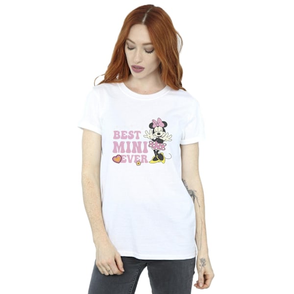 Disney Womens/Ladies Best Mini Ever Cotton Boyfriend T-Shirt L White L