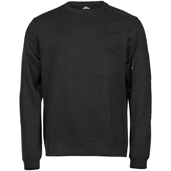 Tee Jays Herr Athletic Crew Neck Sweatshirt XL Svart Black XL