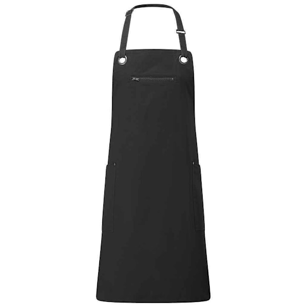 Premier Barley Återvunnen Full Apron One Size Svart/Kol Black/Charcoal One Size