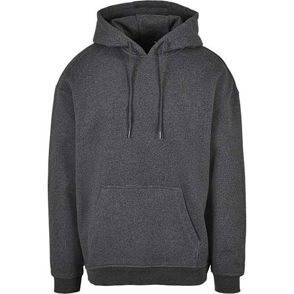 Build Your Brand Basic Oversized Hoodie för män M Charcoal Charcoal M