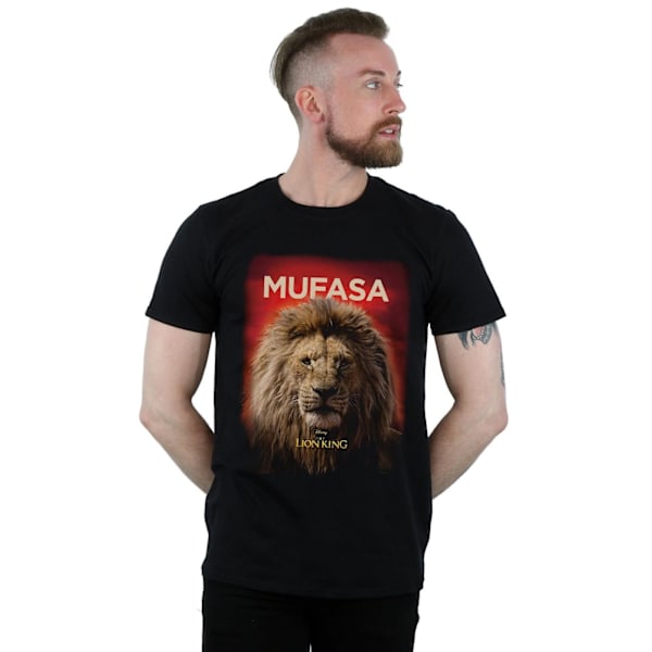 Disney Herr The Lion King Film Mufasa Poster T-shirt 4XL Svart Black 4XL