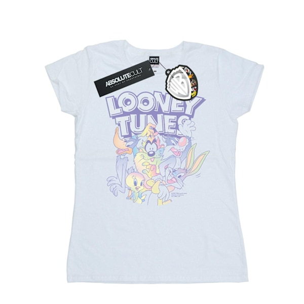 Looney Tunes Dam/Damer Regnbågsvänner Bomull T-shirt S Vit White S