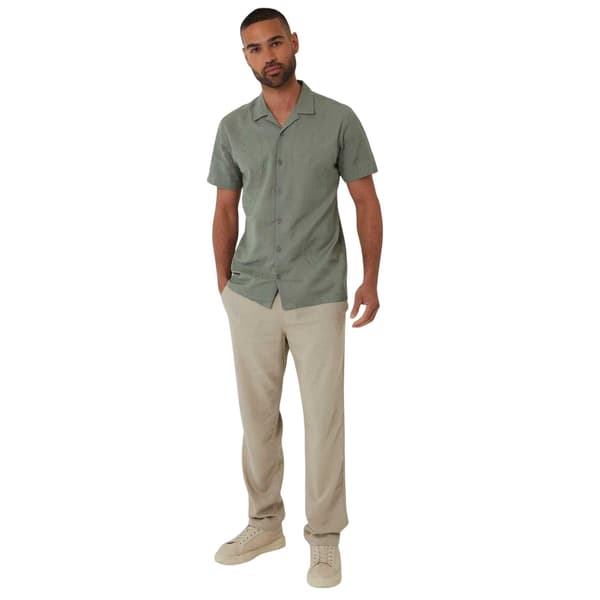 Threadbare Herr Maples Regular Skjorta S Taupe Taupe S