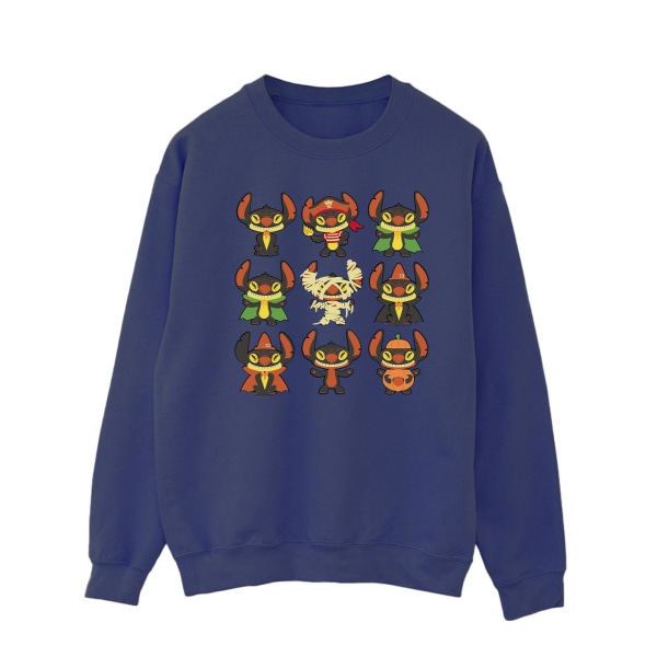 Disney Herr Lilo & Stitch Halloween-kostymer Sweatshirt XL Marinblå Navy Blue XL