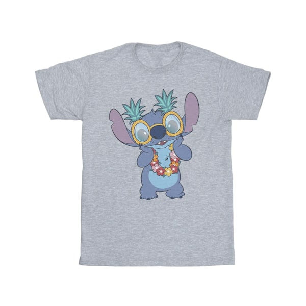 Disney Herr Lilo And Stitch Tropical Fun T-Shirt XL Sports Grey Sports Grey XL