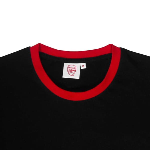 Arsenal FC Herr Crest Lång Pyjamas Set M Svart Black M