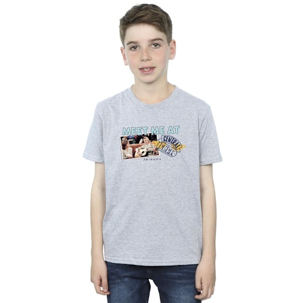 Friends Boys Meet Me At Central Perk T-shirt 12-13 år Sport Sports Grey 12-13 Years