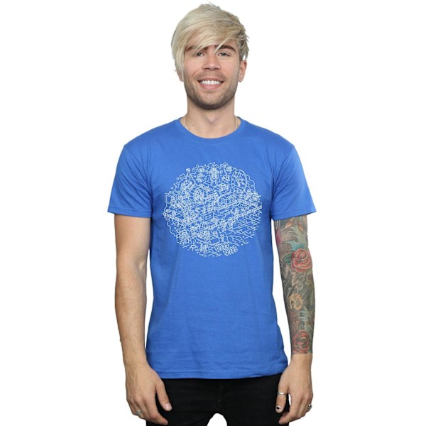 Star Wars Jul Dödsstjärnan T-shirt XXL Royal Blue Royal Blue XXL