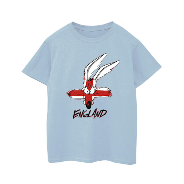 Looney Tunes Boys Coyote England Face T-Shirt 3-4 år Baby Blå Baby Blue 3-4 Years