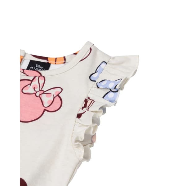 Disney Flickor Minnie Mouse Playsuit med heltäckande tryck 7-8 år Mul Multicoloured Print 7-8 Years