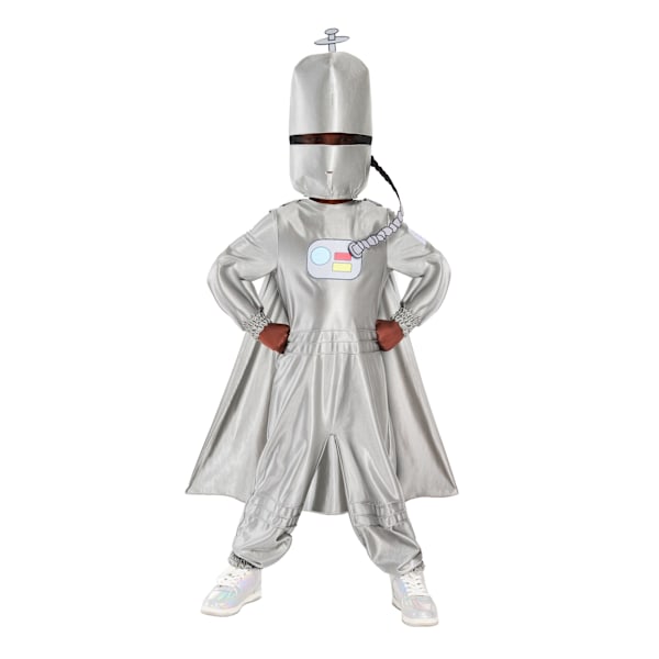 David Walliams Barn/Barnkostym Spaceboy 5-6 år Silver Silver 5-6 Years