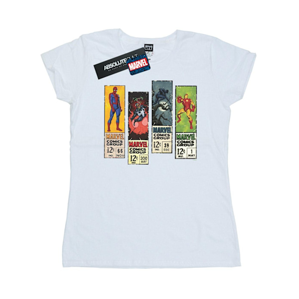 Marvel Womens/Ladies Comic Strips Bomull T-shirt M Vit White M